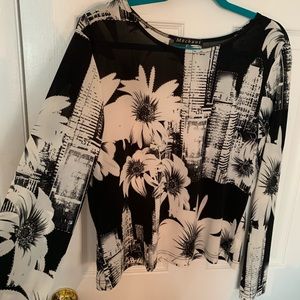 Mechant Graphic Long Sleeve Top